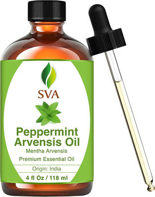 SVA Peppermint Essential Oil   4 Fl Oz   100% Natural Peppermint Oil - for Diffu