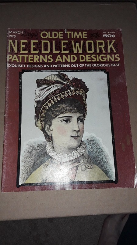 March 1975 Old Time Needlework Patterns and Designs from the Past