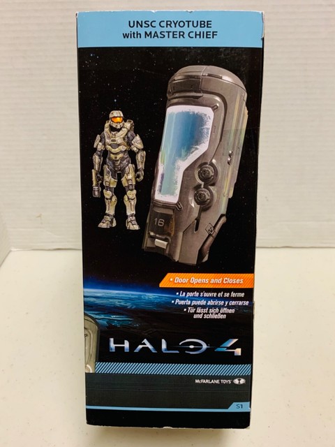 Halo 4 Cryotube - Action Figure Master Chief 15 Cm Con Tubo Crio UNSC - Statua Da Collezione - 3