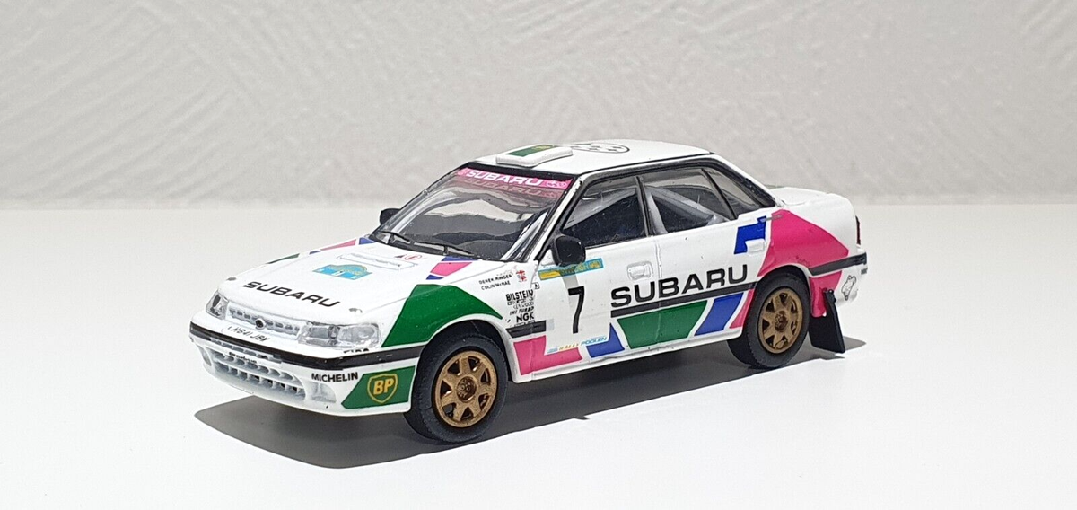 1/64 CM's SUBARU LEGACY RS #7 C.McRAE SWEDISH RALLY diecast car