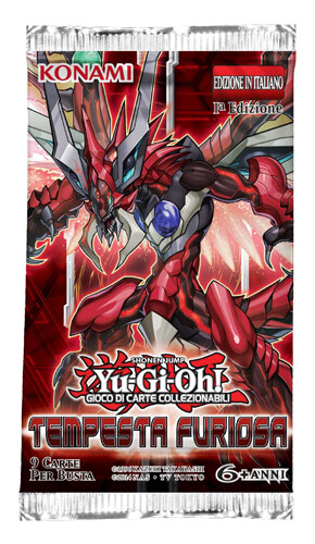 Yu-Gi-Oh! Tempesta Furiosa 1a edizione busta 9 carte (IT)