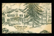 Restaurant Postcard New York NY Long Island Jerico The Maine Maid 