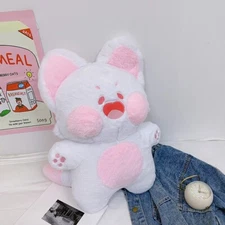 55cm Dudu Cat Plush Toys For Kids Soft Fox Stuffed Animal Plushie Doll Kitten D