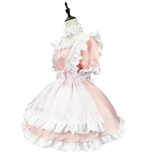 Girl Student Lolita Dress Cosplay Costume Sweet Cute Princess Harajuku Lingerie - Picture 5 of 9