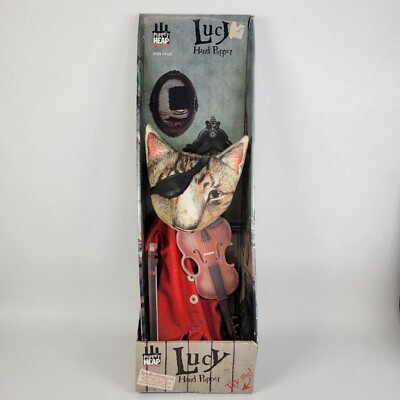 LUCY CAT 10  Hand Puppet-Puppet Heap -Play Things New in Package