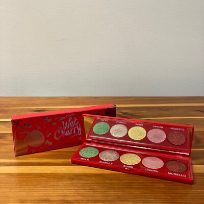 NEW LIME CRIME Wet Cherry Wild Metallics Eyeshadow Palette [AS IS]