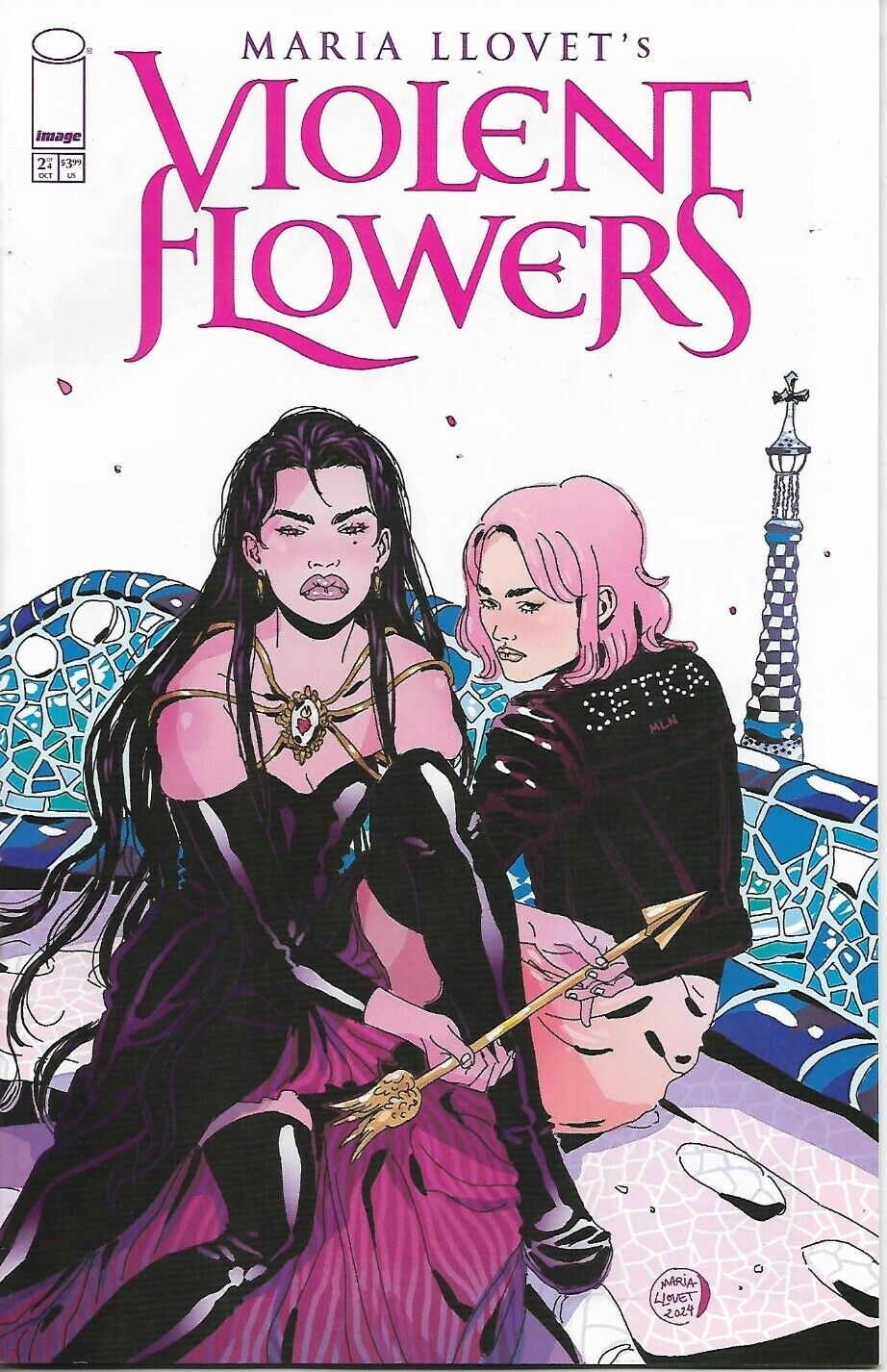 MARIA LLOVET VIOLENT FLOWERS (2024) #2 A - New Bagged (S)