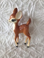 Vintage Celluloid Plastic Rare Deer Fawn Christmas Reindeer Bambi Figurine