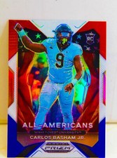 Carlos Boogie Basham RC 2021 Prizm Draft Picks All-Americans RWB Rookie Card#197