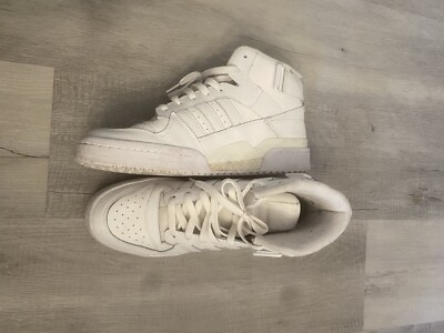 Size 9.5 - adidas Forum 84 High White