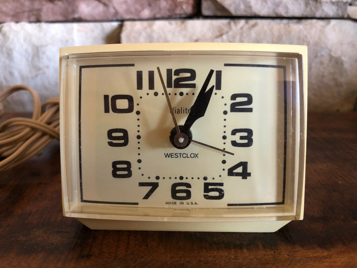 Vintage Westclox Drowse Dialte Model 2239K Electric Alarm Clock | eBay