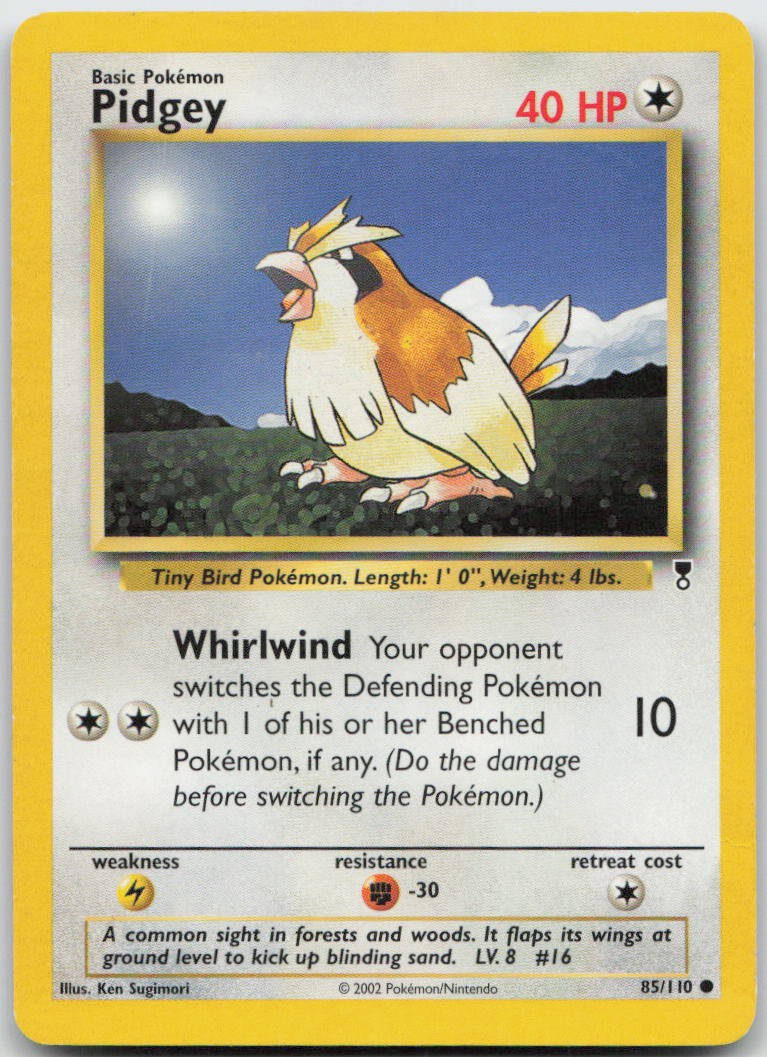Pidgey 85/110 Common Legendary Collection Pokemon TCG MP