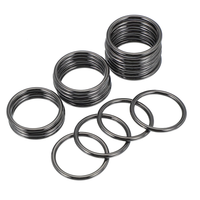 30 Mm Metall O-Ringe, 20 StüCk Metallringe, Zinklegierung O-Ring-Schnalle, Nahtl
