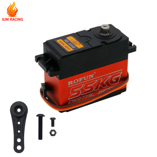 Metal Digital Steering Servo 55KG Metal Gear for 1/5 RC HPI Baja 5B 5T 5SC - 第 4/8 張圖片