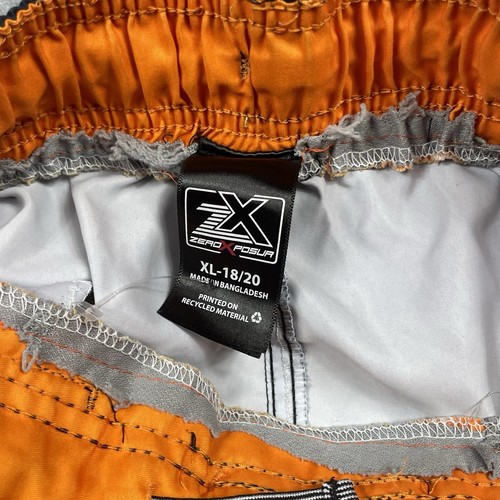 Zero Exposure Swim Trunks Boys Blue Gradient XL - 18/20 Lined Swimming Shorts - Picture 7 of 10