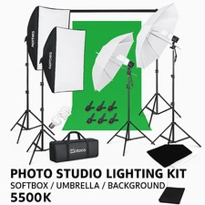 🌟 MOTOOS Professional Photo Studio Lighting Umbrella Kit – Complete Photography