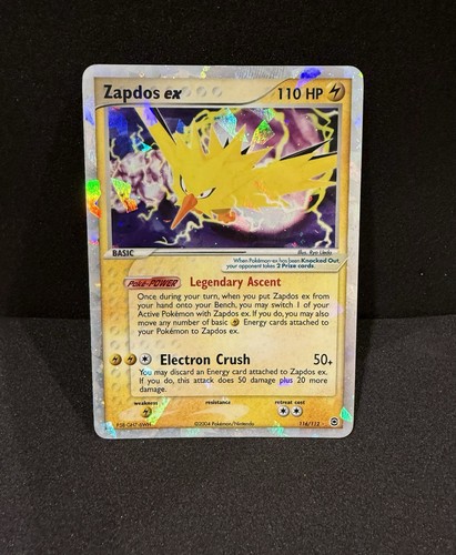 Zapdos EX Firered& Leafgreen 116/112 NM - 2004 Pokemon