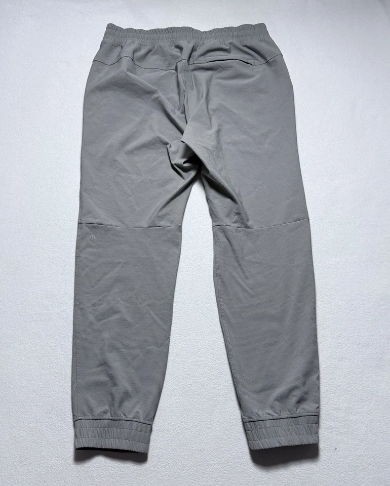 Pantalones de chándal Lululemon ABC mezcla de lana para hombre XL gris rejilla tren texturizado LM5AN4S Foto 3 de 4