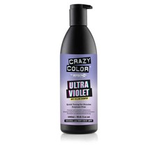 Crazy Color Ultra Violet Purple Toning Shampoo 1000ml Lightened and Grey Hair