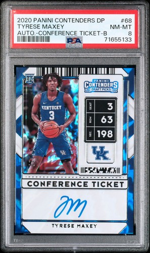 Tyrese Maxey [Autograph] #68 2020 Panini Contenders Draft Picks card