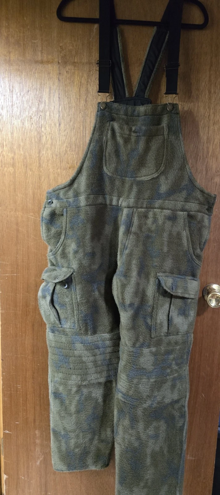 Guide Gear Coveralls Men's LargeCamo Fleece Sportsman's Outdoor Overalls POCKET