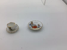 World Of Beatrix Potter Small Cup And Saucer Reutter Porcelain Germany 2003
