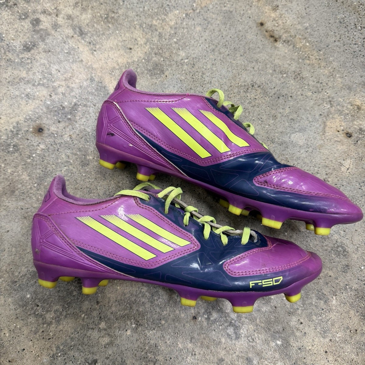 Adidas F10 Womens Size 9 US TRX FG Purple soccer Cleats V23922 | eBay