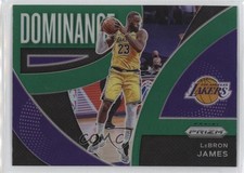 2021-22 Panini Prizm Dominance Green Prizm LeBron James #6 11es