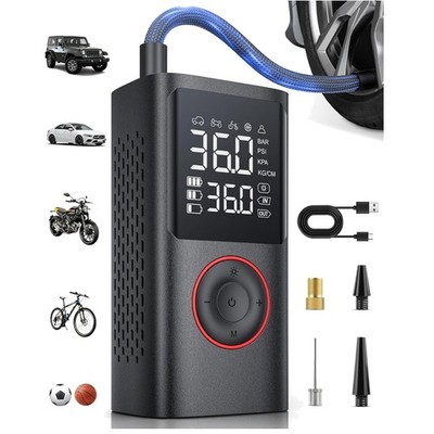 Kabellose 150PSI Reifenpumpe   Elektrische Luftpumpe mit LED & Auto-Stopp