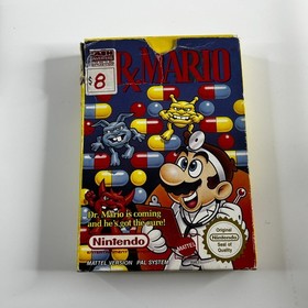 Dr. Mario (Nintendo NES, 1990 PAL A) Puzzle Manual Included Working