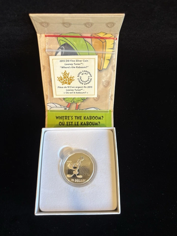 RARE 2015 COMPLETE Looney Tunes Canada .999 Silver $10 Coin Set | WITH COA - Image 4 of 4