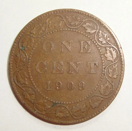 1909 Canada Large Cent — photo from the most recent tracked eBay sale