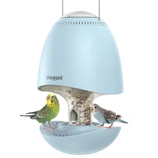 Smart Automatic Bird Feeder Indoor, Automatic Seed Dryer, Voice Teaching, Par...