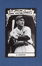 1973-1980 TCMA All-Time Greats Postcard AL SIMMONS, Tigers HOF/Series 1