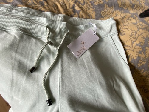 Neu! Juvia Damen Lounge Sweat Hose Jogger Pants Water Lily Grün Slim Fit Gr. XL - Bild 5 von 9