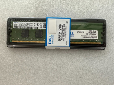 New Dell SNP1V1N1C/16G 1x 16GB PC5-38400 DDR5-4800MHz RDIMM 1Rx8 Upgrade Memory