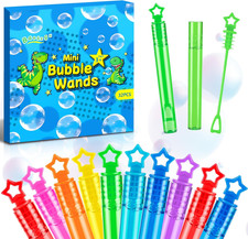 32 PCS Mini Bubble Wands in 8 Colors, Children's Party, Birthday Party, New Year