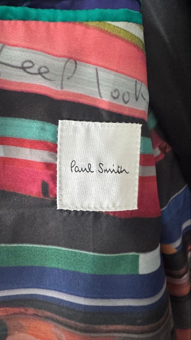 Paul Smith Check Pattern Double Breasted Chesterc… - image 3