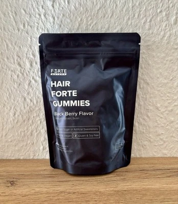 Forte Natura Hair Forte Gummis Black Berry Flavor vegan,glutenfrei OVP