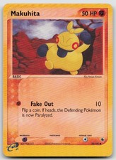Makuhita 58/109 Common Ruby & Sapphire Pokemon Reverse Holo LP