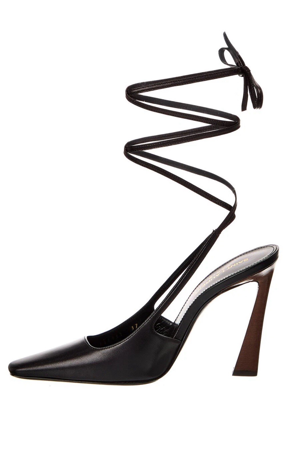 saint laurent imbracatura posteriore con tacco a lama