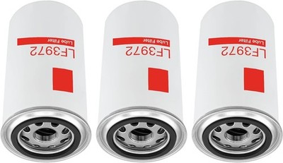 3X LF3972 Oil Lube Filters For 1989-2015 Dodge Ram 2500 Cummins ISB 6.7 6BT 5.9