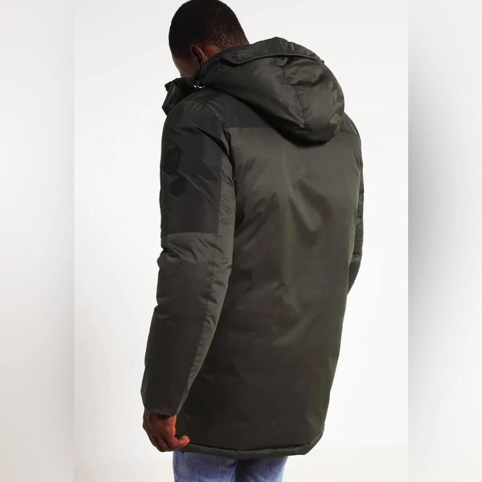 Chaqueta Parka G-Star RAW Whistler Con Capucha Verde Oliva Talla Hombre’s M Mediana Foto 3 de 4