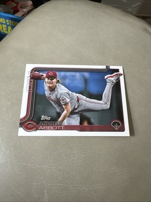 2025 Topps Baseball Series 1 #140 Andrew Abbott Cincinnati Reds