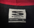 Nebraska Cornhusker Large, Black Full zip Hoodie sweatshirt Red lettering. — photo 8