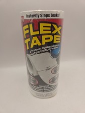 Flex Seal Flex Tape Rubberized Waterproof Tape 8 In. X 5 Ft. - White