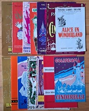 14 x Pantomime Panto old programmes 1960s 1970s inc Diana Dors, Sid James