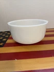 Vintage Glasbake 19CJ SunBeam Milk Glass Mixing Bowl With Handles 9 1/2'