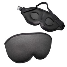 Sleep Mask for Men and Women Light Blocking Eye Mask Soft Black Blindfold Holaos