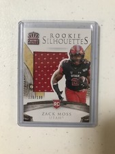 Zach Moss 2020 Chronicles Crown Royale Rookie Silhouettes /199 RC